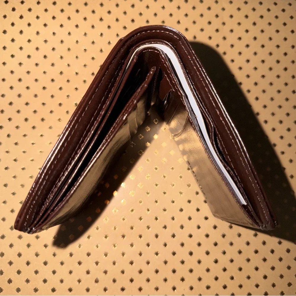 🆕 NEW Men's Genuine Leather Brown Wallet
